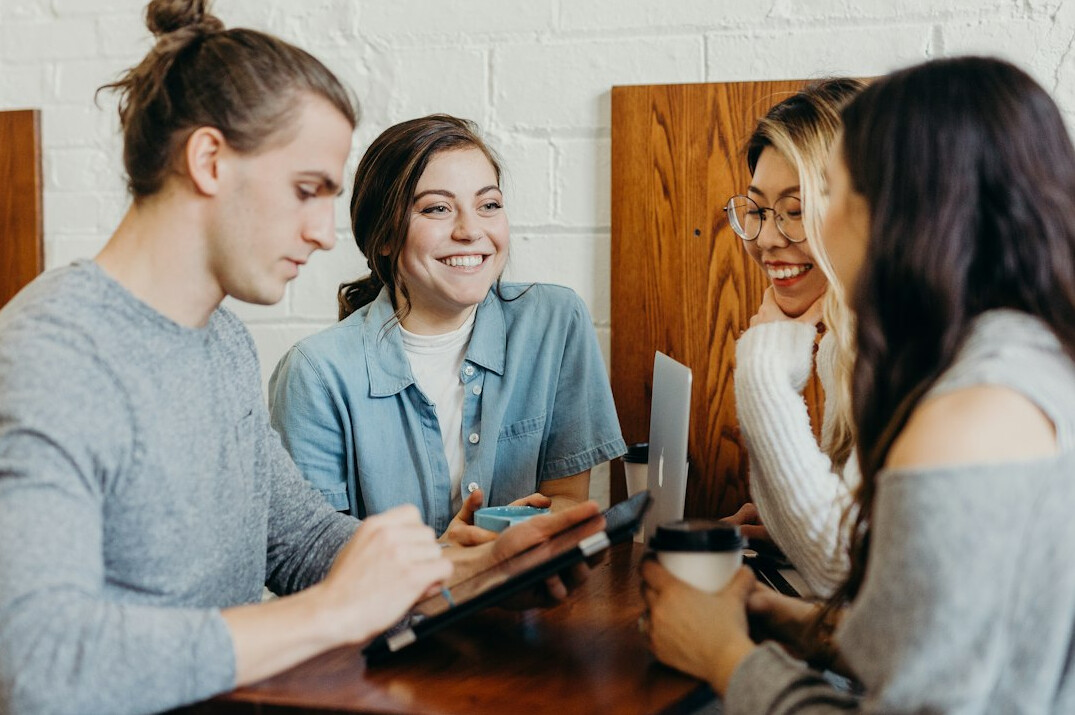 group discussion about book